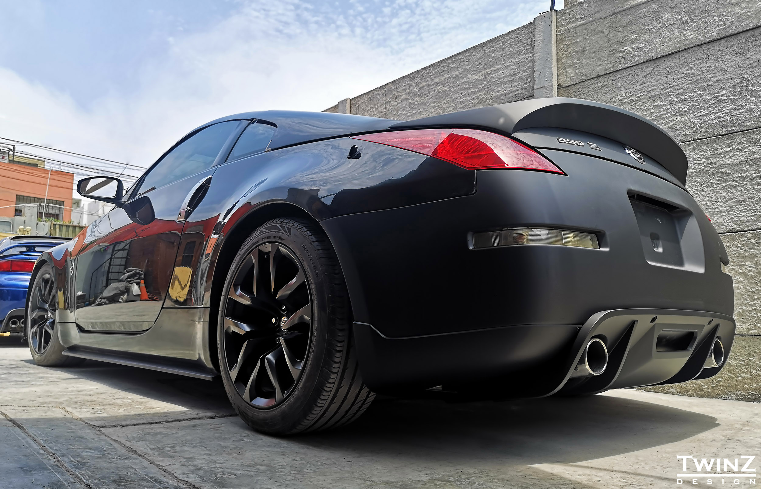 TwinZ 350Z diffuser rear spats wing