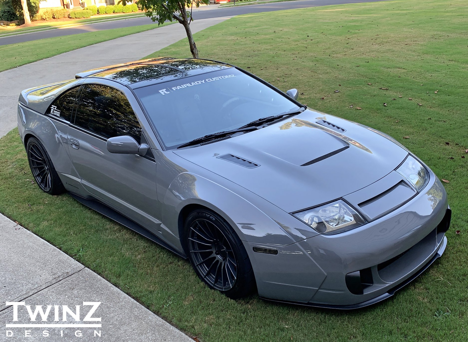 300ZX - Side Lips Type 1 (for widebody kit) .