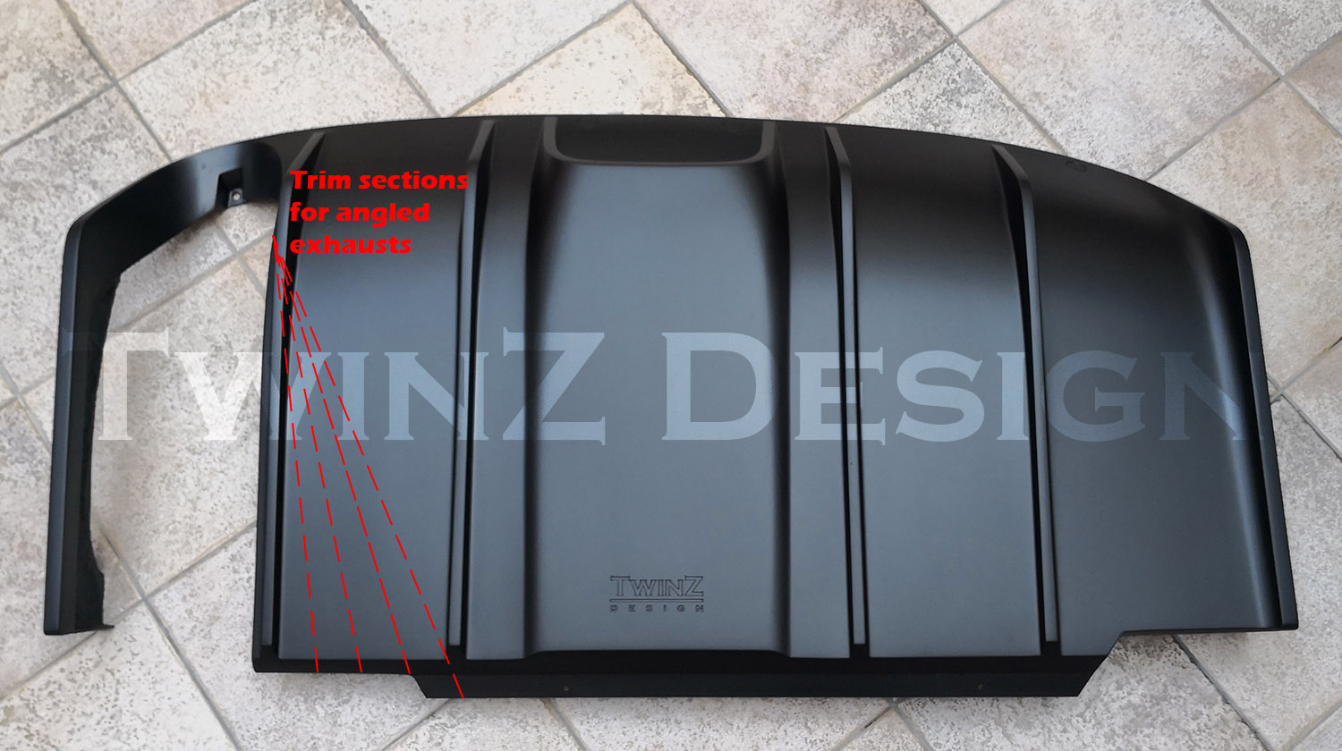 Supra TwinZ rear diffuser